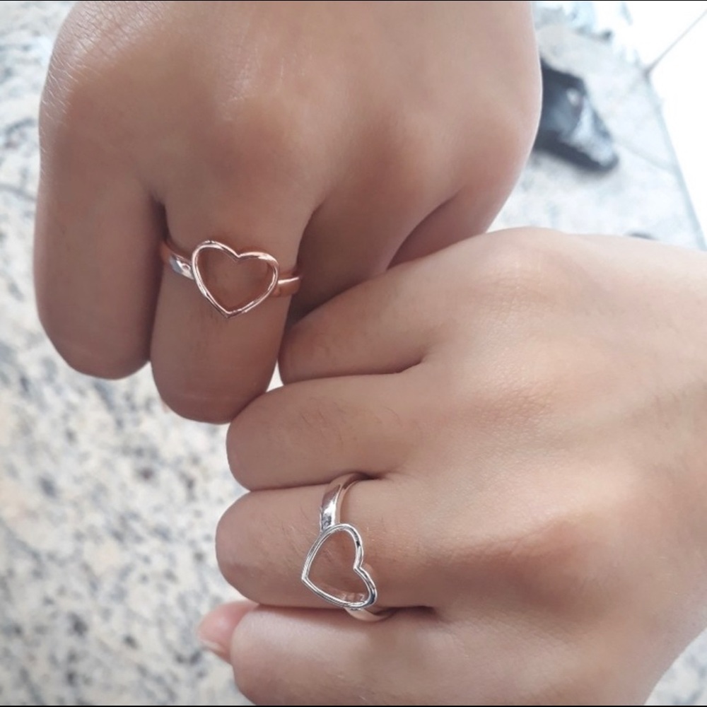 *Last One*  Best Friend Heart Ring - Picture 4 of 14